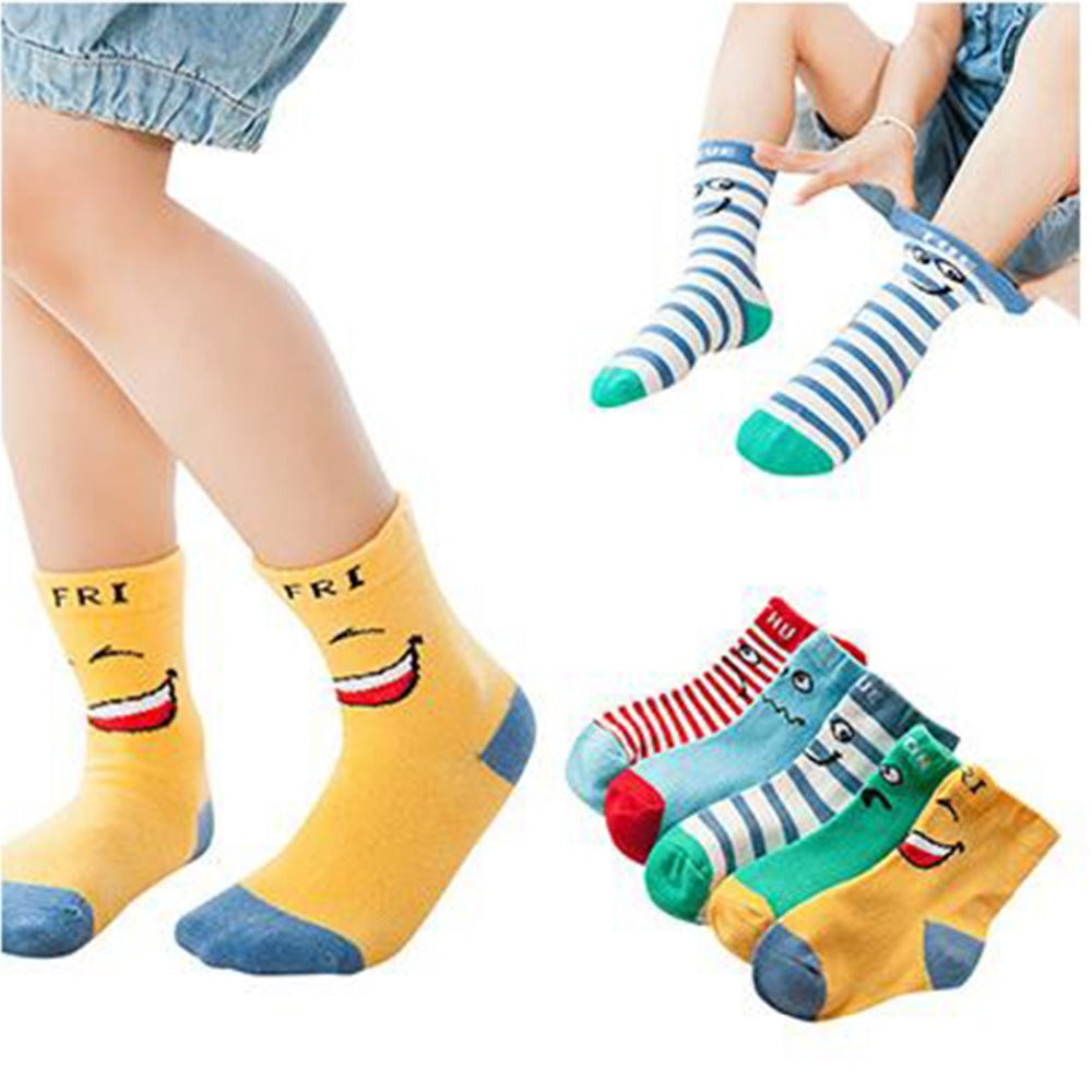 Kids Smiley Winter Socks