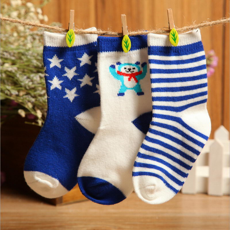 Soft Cartoon Printed Winter Socks