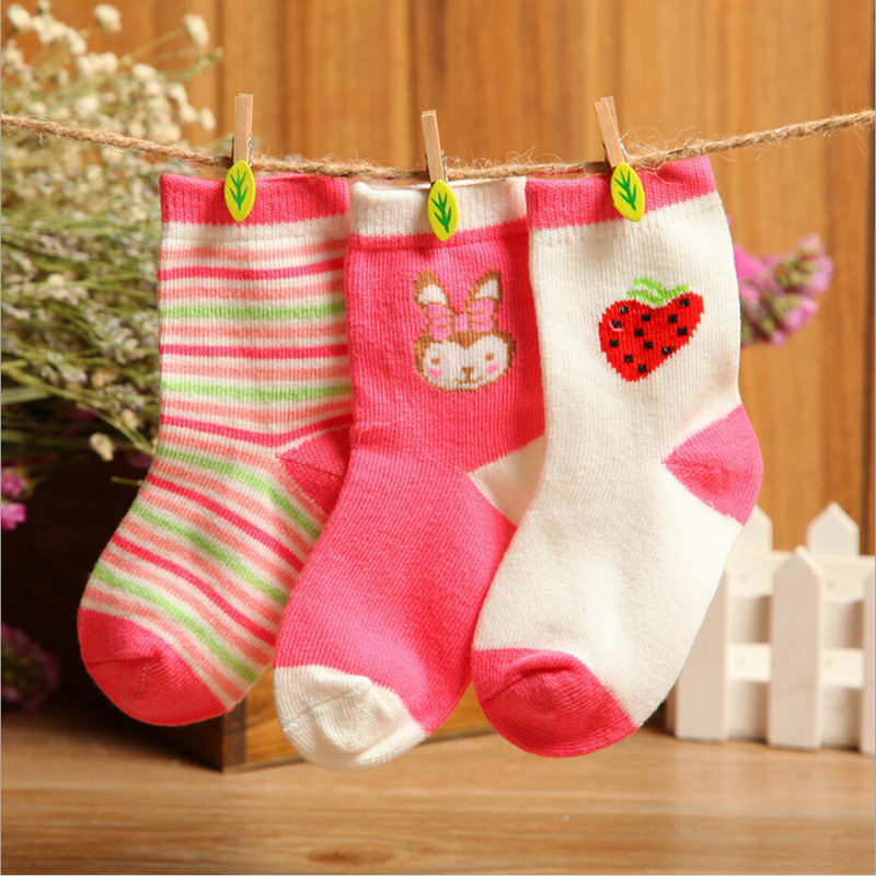 Soft Cartoon Printed Winter Socks