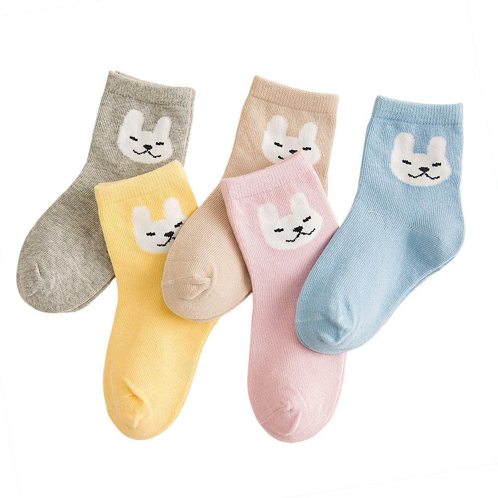 Cartoon Pattern Cotton Kids Socks