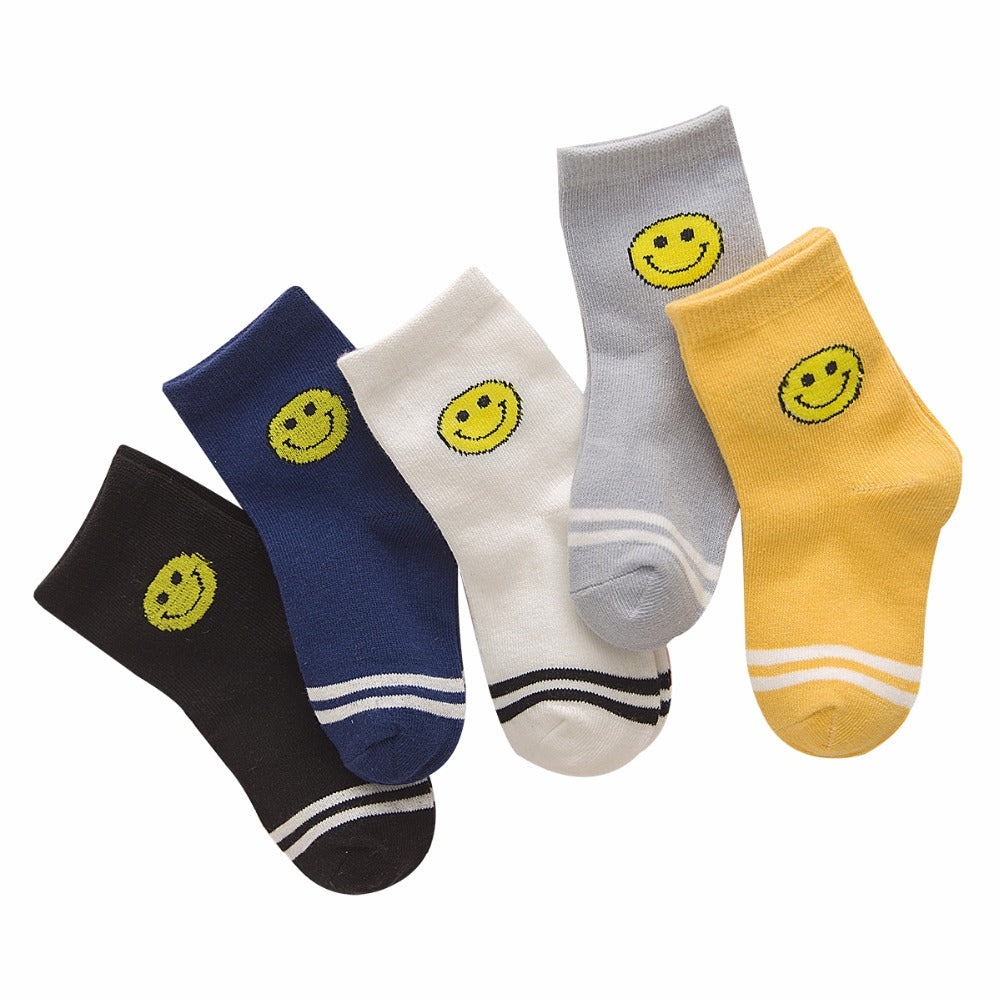 Cartoon Pattern Cotton Kids Socks