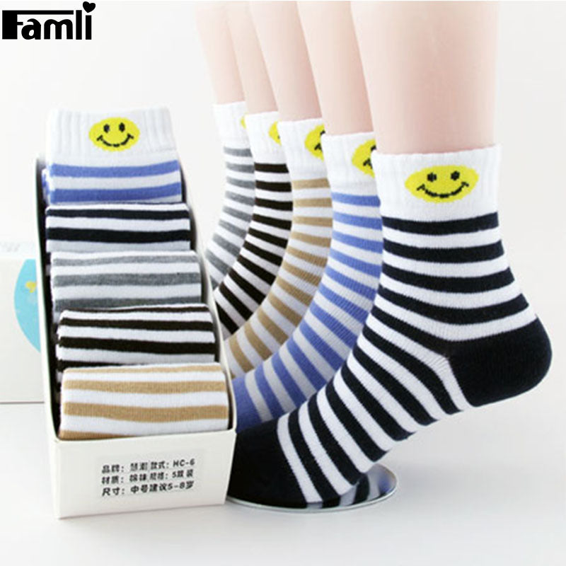 Warm Striped Winter Socks