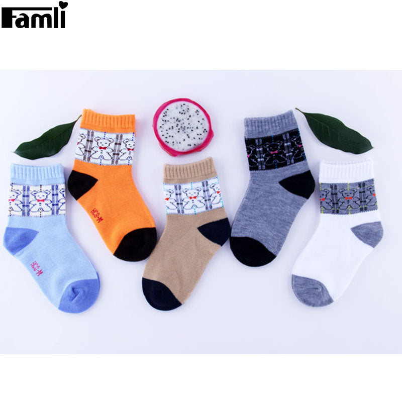 Warm Striped Winter Socks