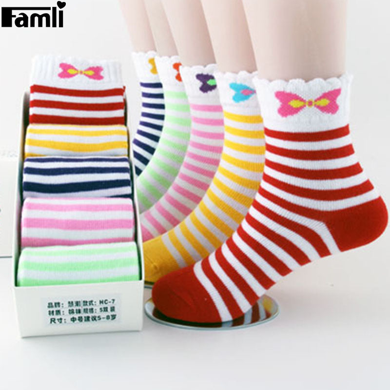 Warm Striped Winter Socks