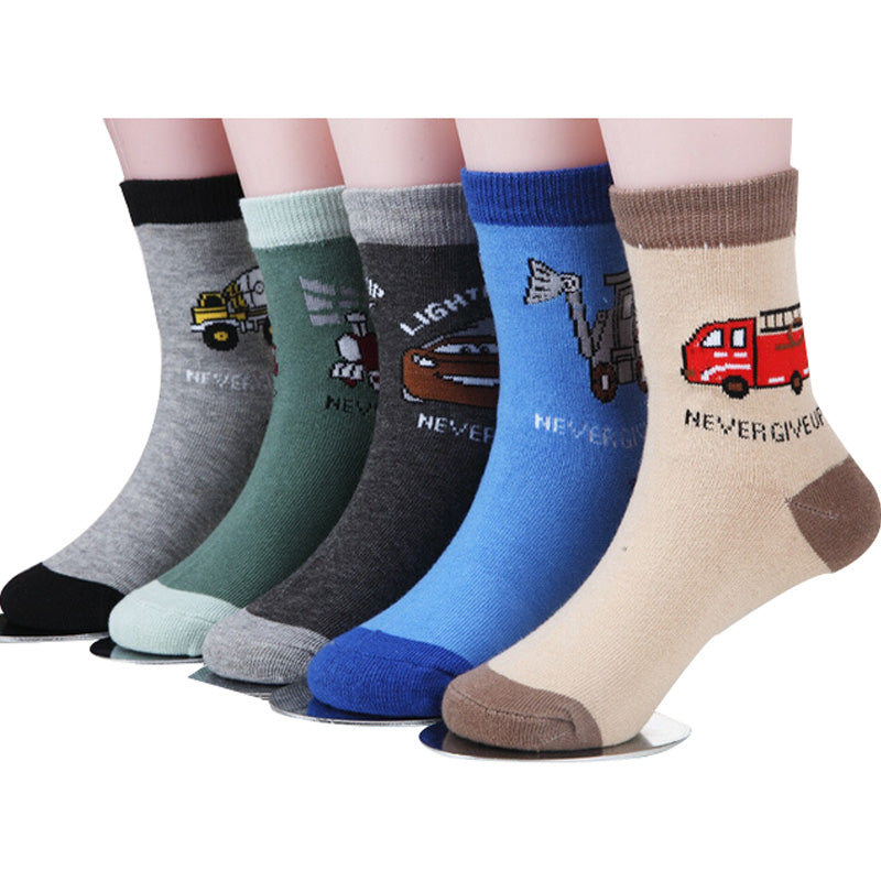 Cartoon Car Children Socks