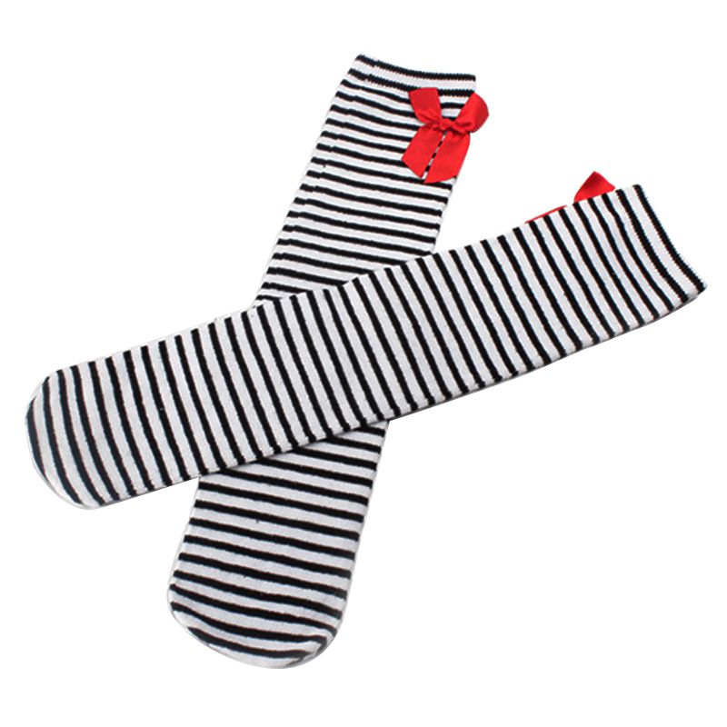 Stripe Knee High Socks