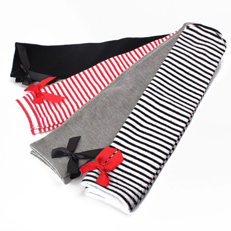 Stripe Knee High Socks
