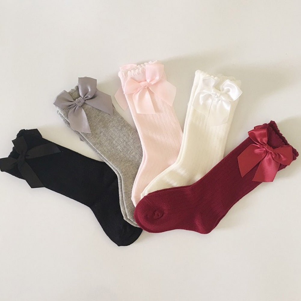 Cute Baby Socks with Bows