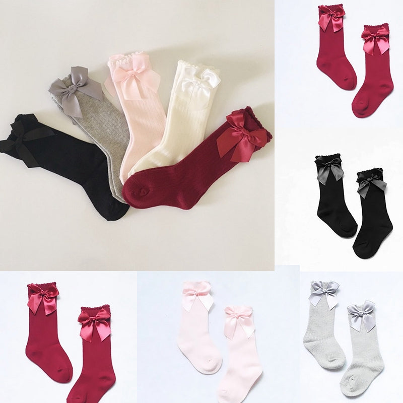 Cute Baby Socks with Bows