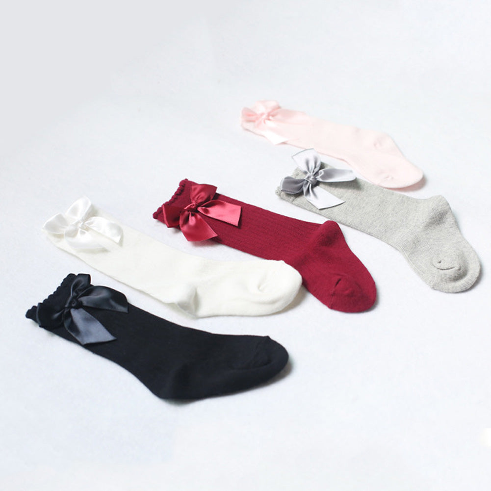Cute Baby Socks with Bows