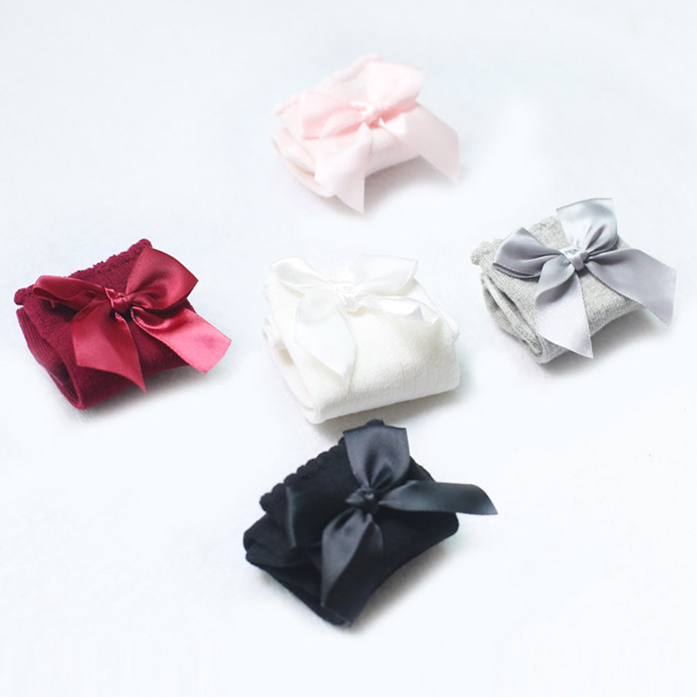 Cute Baby Socks with Bows