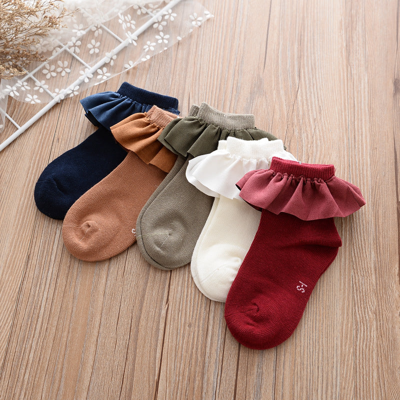 Cozy Ruffle Ankle Socks