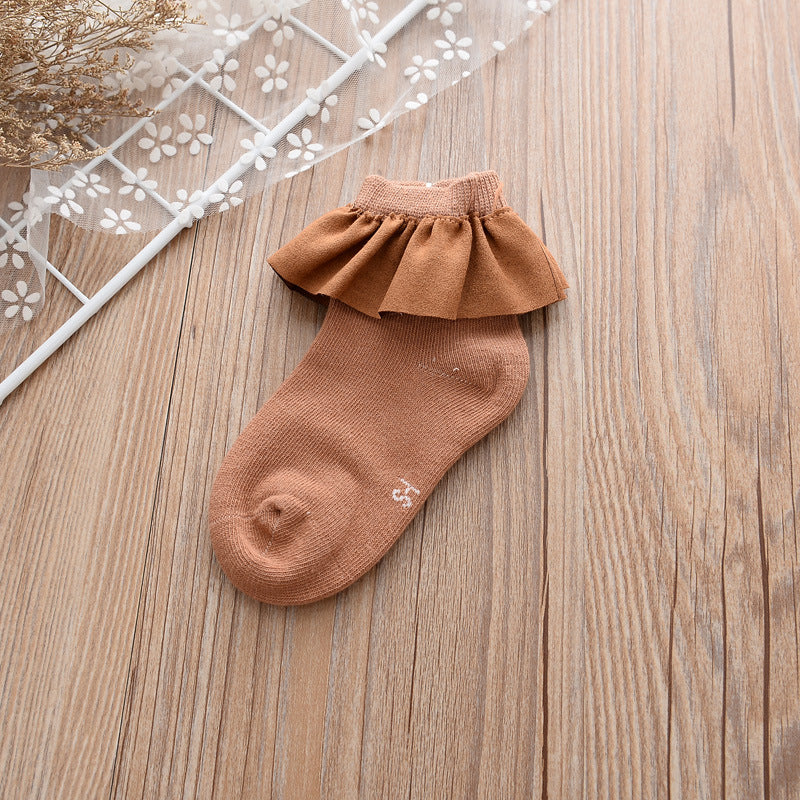 Cozy Ruffle Ankle Socks