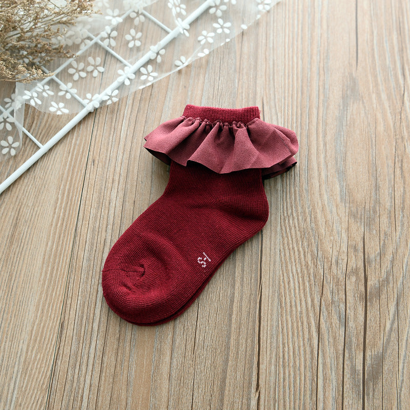 Cozy Ruffle Ankle Socks