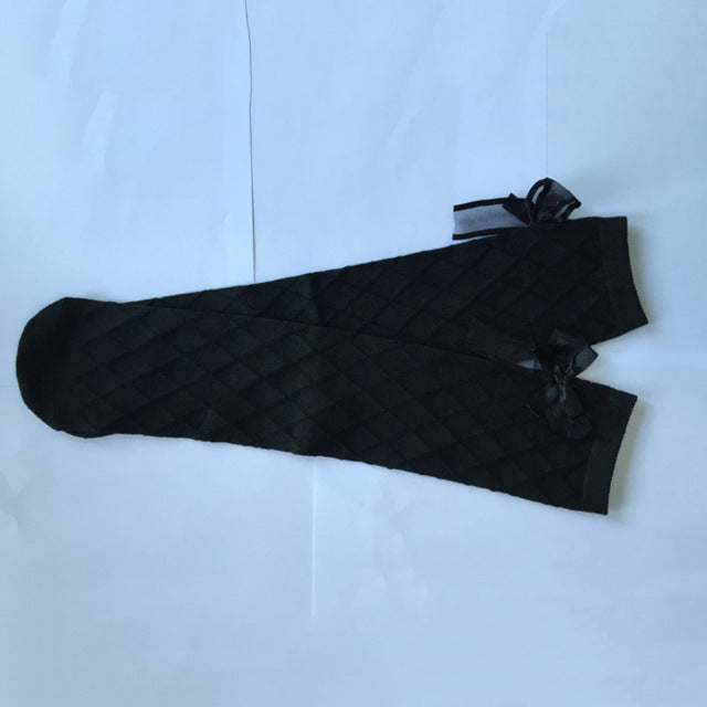 Knee High Long Socks with Bow