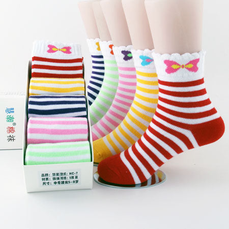 Warm Striped Winter Socks