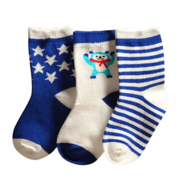 Soft Cartoon Printed Winter Socks