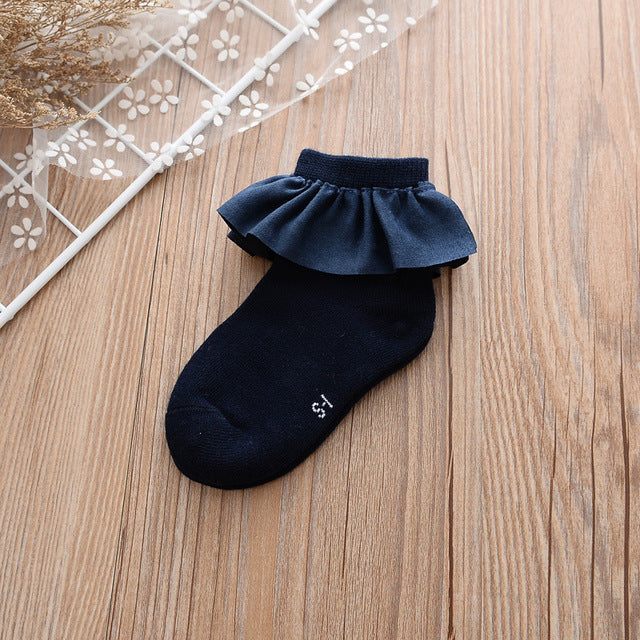 Cozy Ruffle Ankle Socks